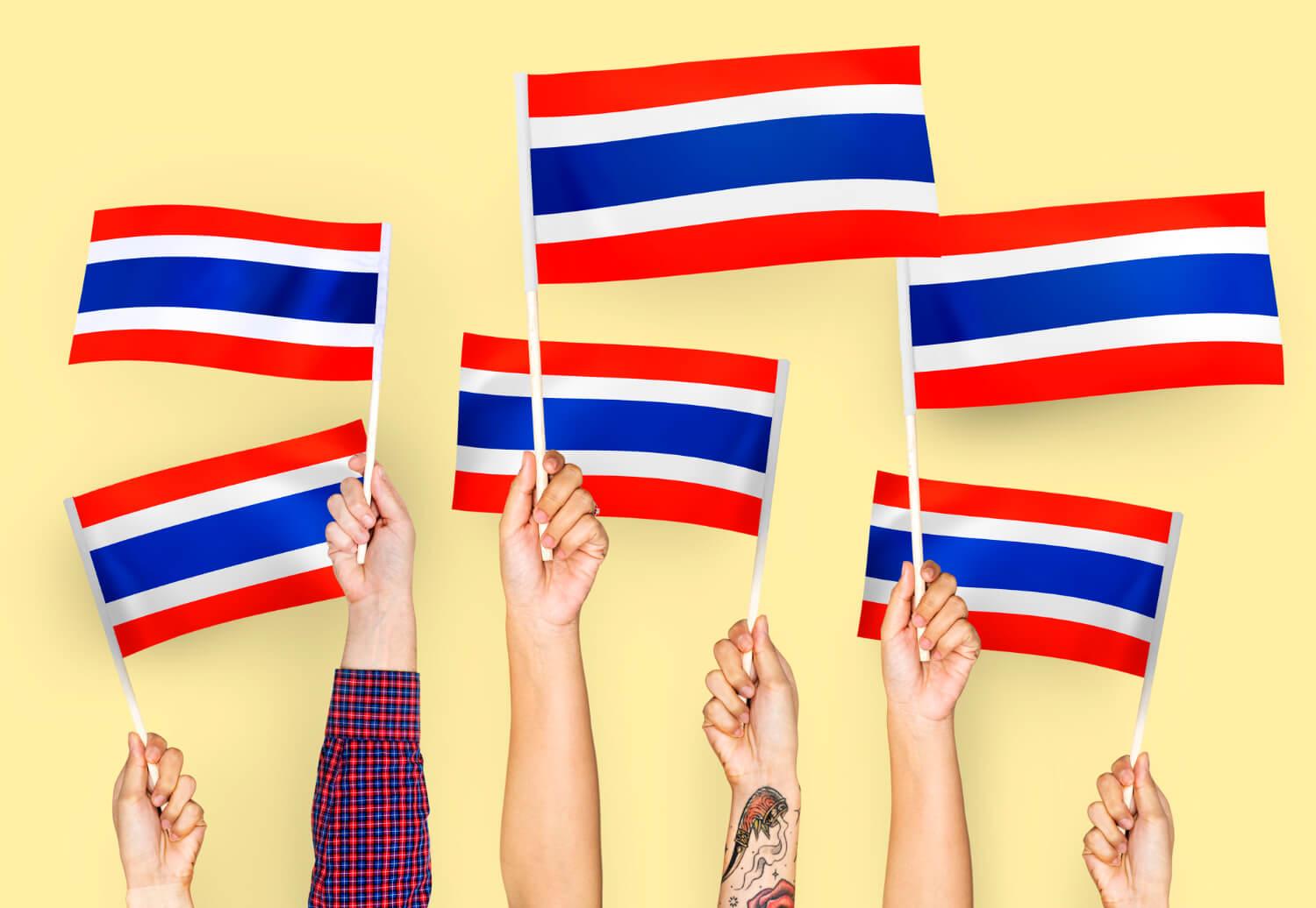 Thai Flags - english to thai language translator - Transcribe Lingo