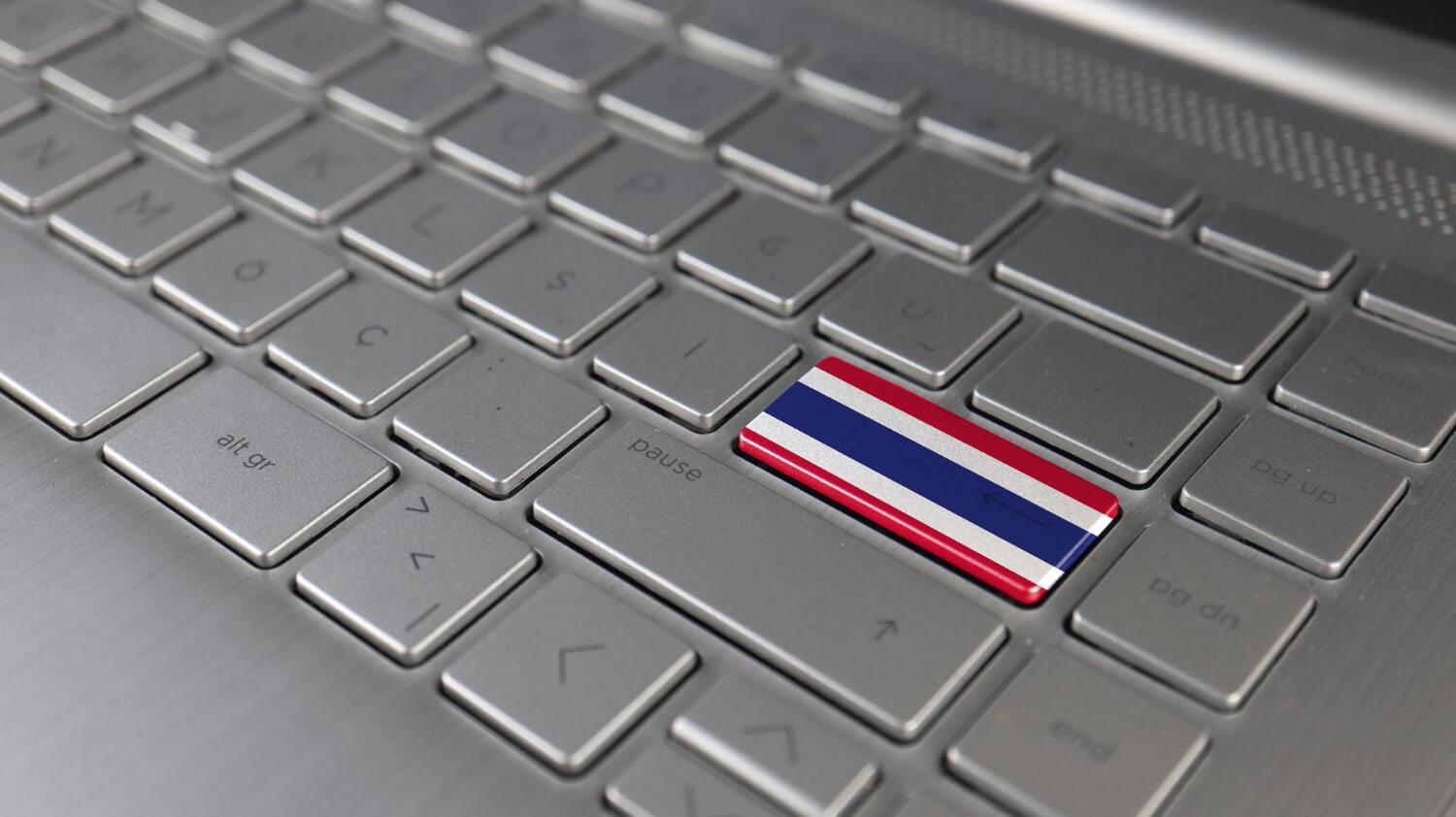 Thai flag - english to thai language translator - Transcribe Lingo