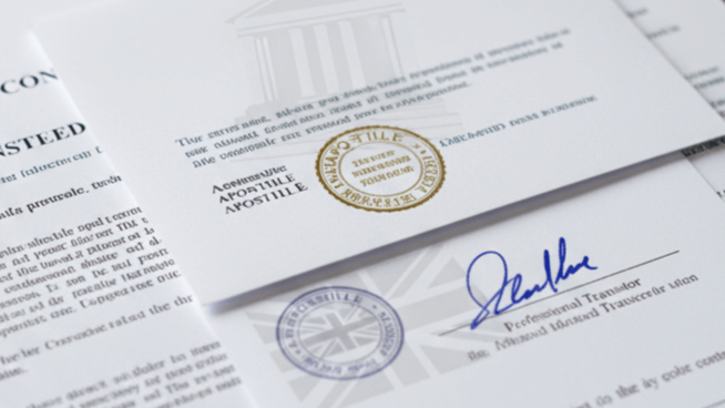 Certified legal translation with apostille and translator&rsquo;s signature &ndash; Legal Document Translation UK