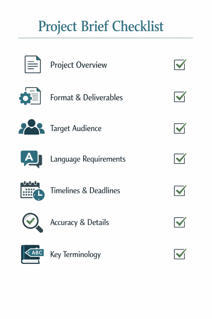 Checklist for choosing the right transcription and translation service