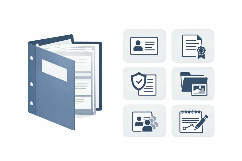 Checklist of documents needed to apply for sworn translator status