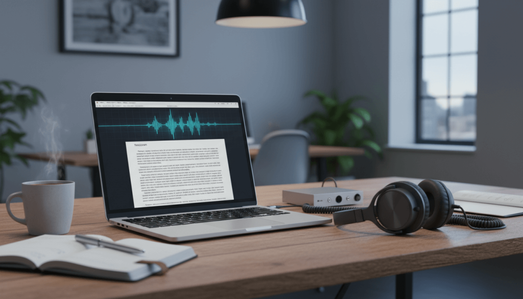 Editing an interview transcript for accuracy and readability